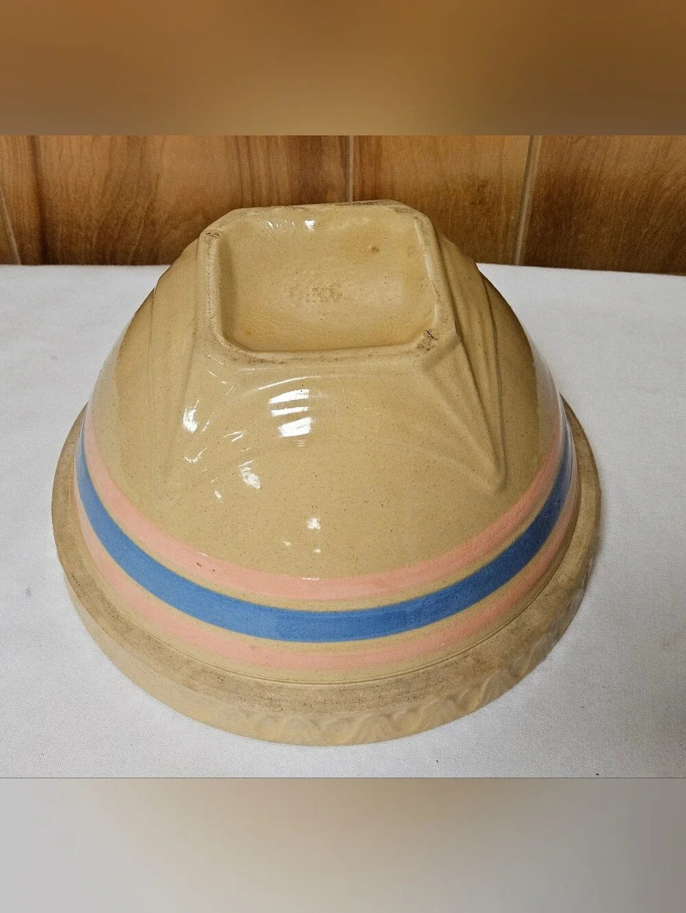 Antique McCoy Pink & Blue Band Stripe 9.75